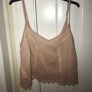 Pink LA Hearts Crop Top